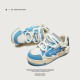 Blue Beige Sneakers For Women And Men