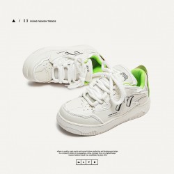 White Green Sneakers For Women And Men