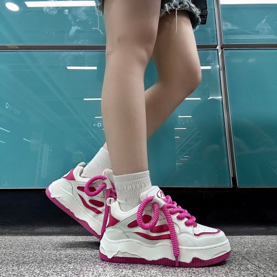 White Purple Sneakers For Women