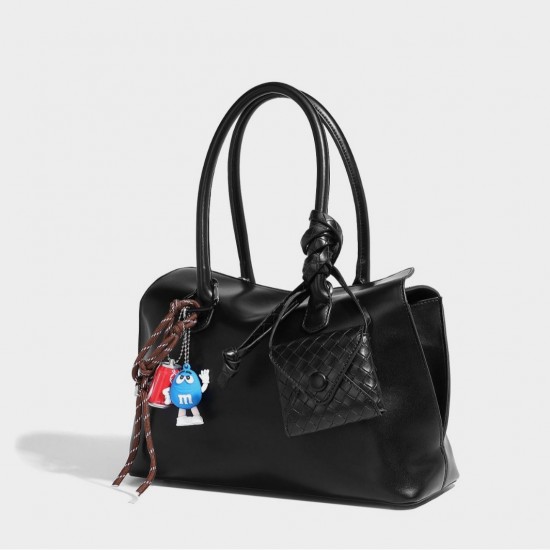 2024 Fashion Black Leather Handbags