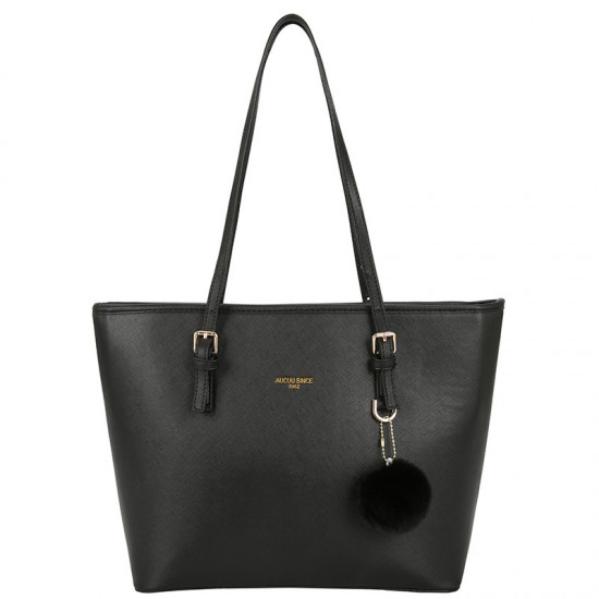 New Black Leather Tote Bag For Women