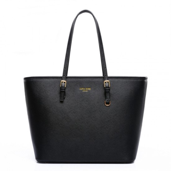 New Black Leather Tote Bag For Women